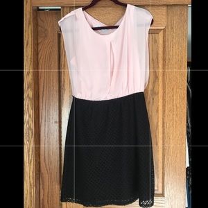 Black and pink dress Easter Dress